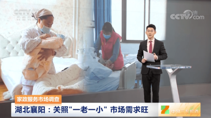 央视关注湖北襄阳家政服务市场